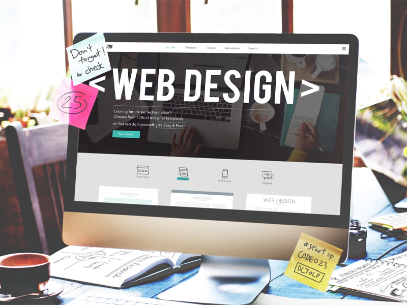 Internet website design